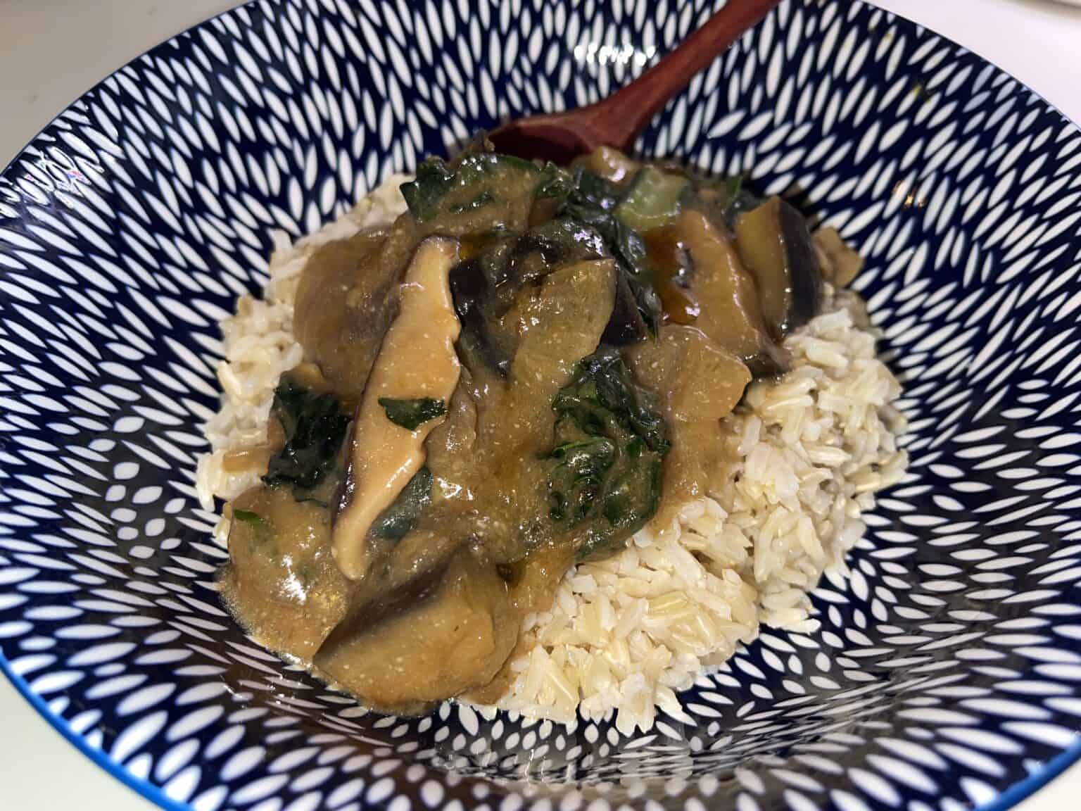 Miso Coconut Eggplant Make Pure Thy Heart