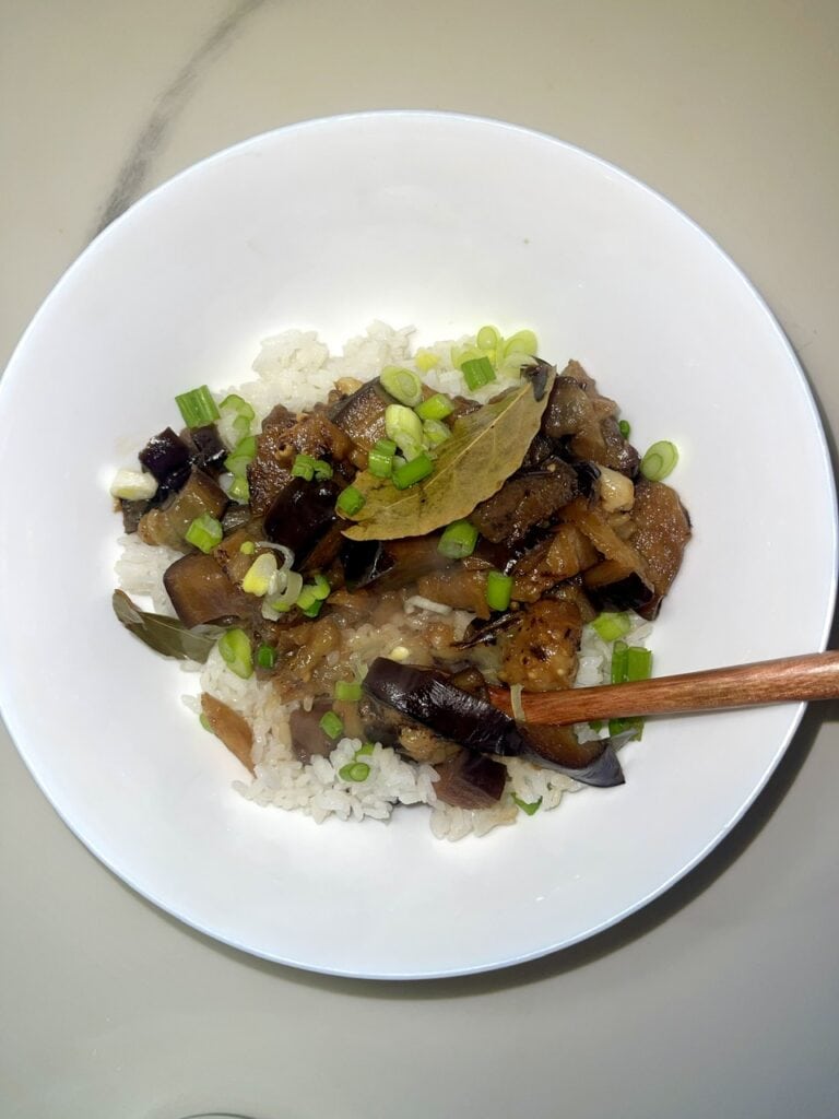 Vegan Eggplant Adobo - Make Pure Thy Heart