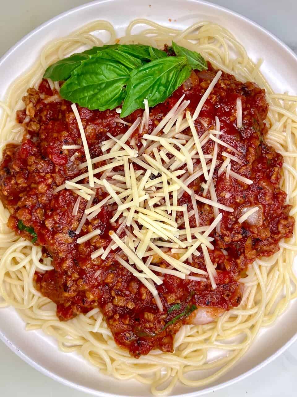 Trader Joe’s Easy Vegan Meat Sauce (Inspired by Sarah’s Mom’s Recipe)-image