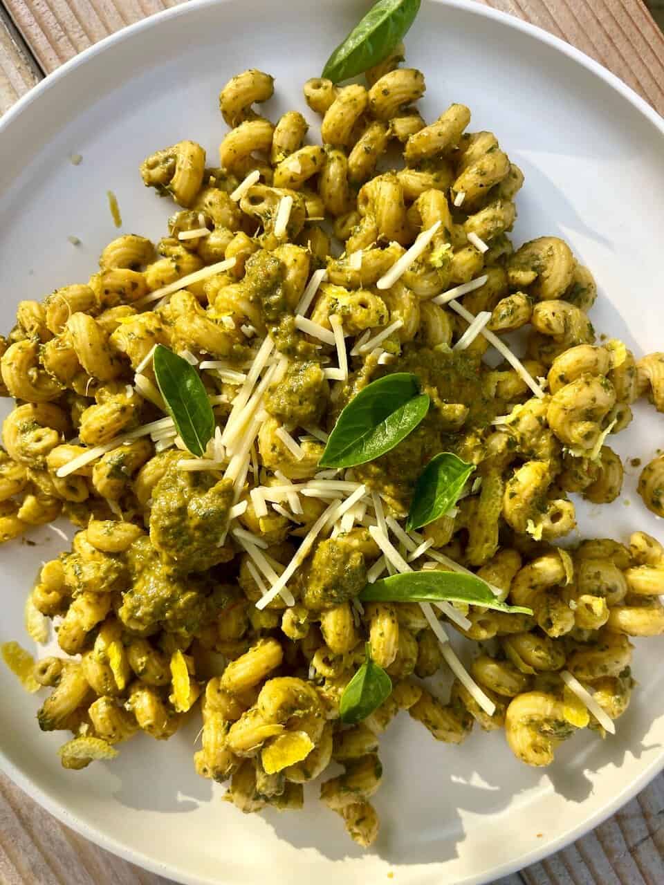 15-Minute Brami Protein Pasta with Creamy Kale Miso Sauce (Vegan & High Protein)-image